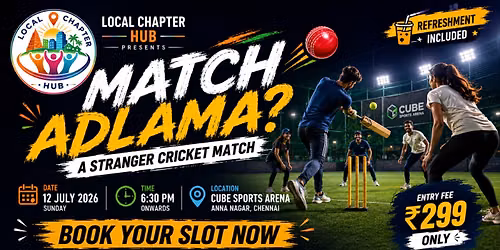 \ud83c\udfcf Match Adlama? \u2013 A Stranger Cricket Match