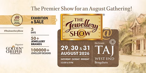 The Jewellery Show @ Taj Westend Bengaluru