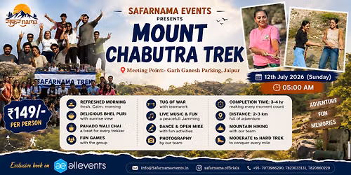 Mount Chabutra Trek | Sunday Trek - Jaipur