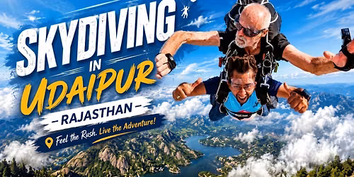 Skydiving in Udaipur Rajasthan - Skydive India
