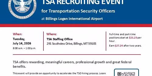 Transportation Security Officer - Billings, MT