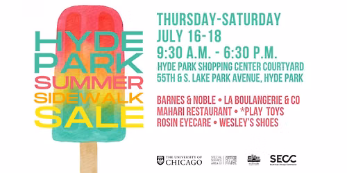 Hyde Park Summer Sidewalk Sale