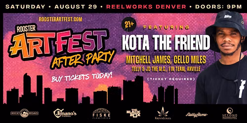 Rooster ArtFest After Party ft. Kota the Friend
