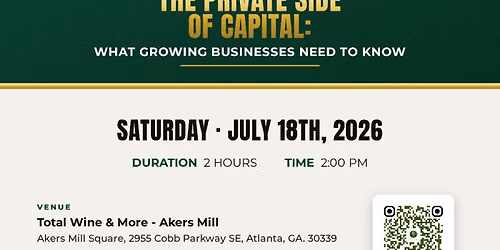 THE PRIVATE SIDE OF CAPITAL
