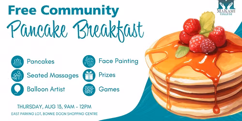 MaKami College Pancake Breakfast
