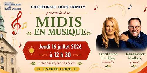 Midis en musique - Op\u00e9ra La Th\u00e9i\u00e8re