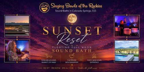 Sunset Reset: Floating Full Moon Sound Bath