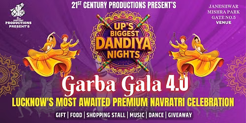 Garba Gala 4.0 UP\u2019s Biggest Dandiya Nights