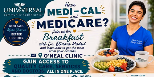 Medi-Cal and Medicare Lifestyle Benefits Breakfast at Universal Community