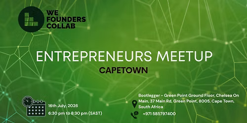 Entrepreneurs Meetup by We Founders Collab Cape Town 2026