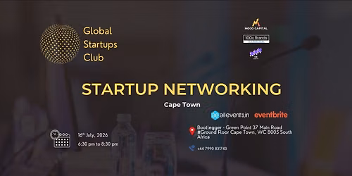GLOBAL STARTUPS CLUB l STARTUP NETWORKING Cape Town 2026