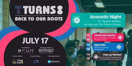 Day 2\/4 | July 17 \u2014 Acoustic Night ft. Seattle Wildfire and Mr Ago and the Plastic People