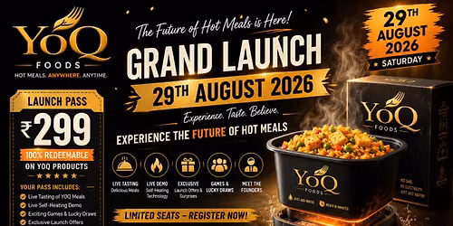 Exclusive YOQ Foods Launch Experience.