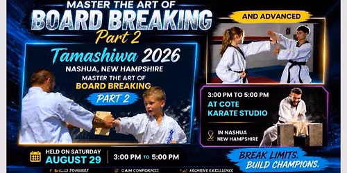 Master the art of Board breaking and ciment pavers part 2