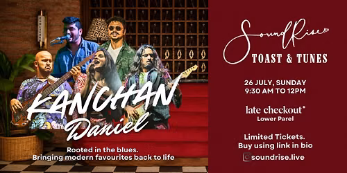 Toast & Tunes at Late Checkout | 26th July | 9:30am