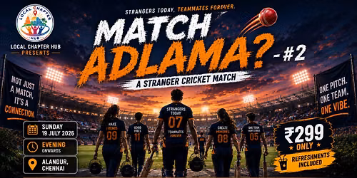 \ud83c\udfcf MATCH ADLAMA? \u2013 #2 | Stranger Cricket Match Chennai