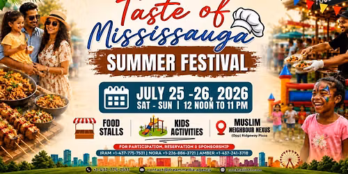 Taste of Mississauga \u2013 Summer Festival 2026