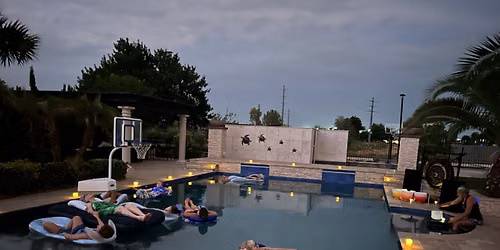 Outdoor Pool Float Sound Bath 8\/9 @ 7:30PM