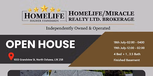 Open house- Oshawa