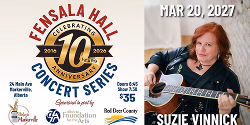 Fensala Hall Concert Series presents SUZIE VINNICK