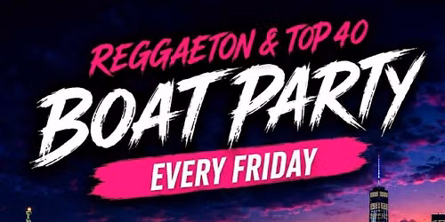 Reggaeton Boat Party NYC at Avalon Yacht \u2013 Every Friday