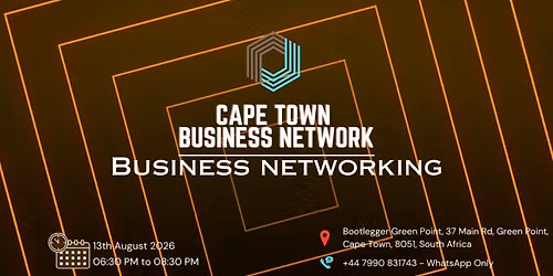 Business Networking Cape Town 2026