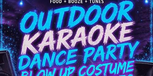 Dance Party Karaoke Blow up costume contest