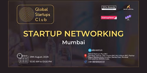 GLOBAL STARTUPS CLUB l STARTUP NETWORKING MUMBAI 2026