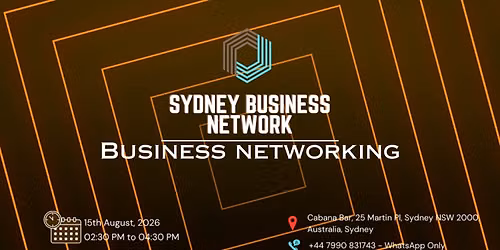 Business Networking Sydney 2026