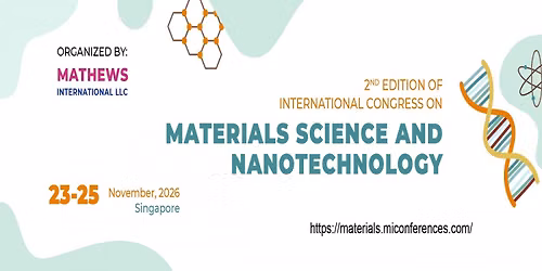 2nd Edition of International Congress on Materials Science and Nanotechnology