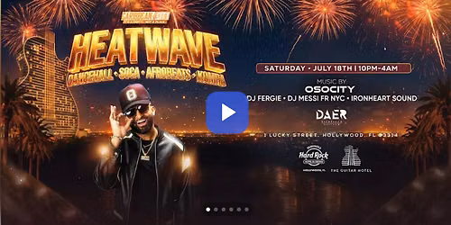 Caribbean City "HEATWAVE" w\/ OSO CITY performing LIVE @ DAER HardRock