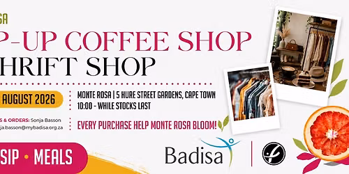 Monte Rosa Pop-Up Coffee and Thrift Shop