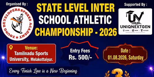 State Level Inter School Athletics Competition- August 2026