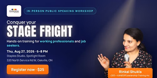KANDOR PUBLIC SPEAKING WORKSHOP