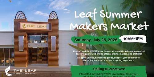 Leaf Summer Makers Market