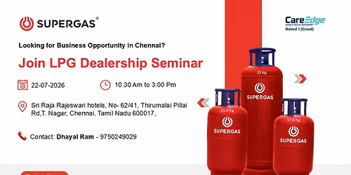 Seminar on LPG Cylinder Dealership | Chennai