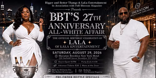 \ud83e\udd0d BBT\u2019S 27TH ANNIVERSARY ALL-WHITE PARTY \ud83e\udd0d