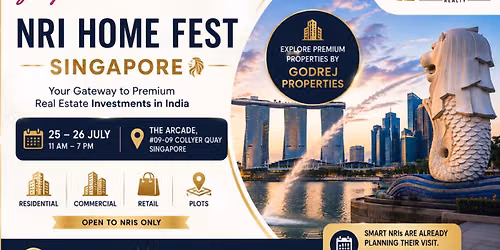 Godrej Properties NRI Home Fest 2026 | Singapore | Exclusive India Property Expo