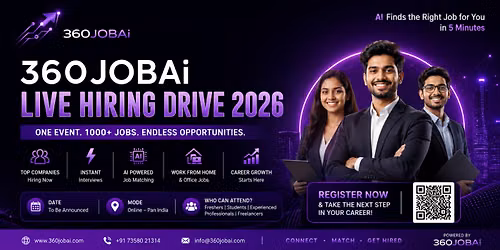 360JobAI Live Hiring Drive 2026