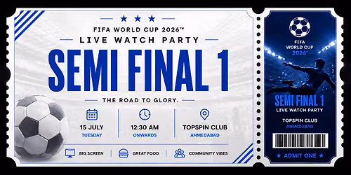 FIFA World Cup 2026\u2122 Semi Final 1 | France v\/s Spain | Live Watch Party