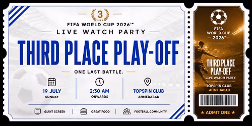 FIFA World Cup 2026\u2122 Third Place Playoff | Live Watch Party