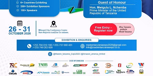 MADE IN TANZANIA EXPO CONFERENCE 2026\ud83c\udfa4\ud83c\uddf9\ud83c\uddff