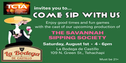 TCTA Invites you to Come Sip with Us