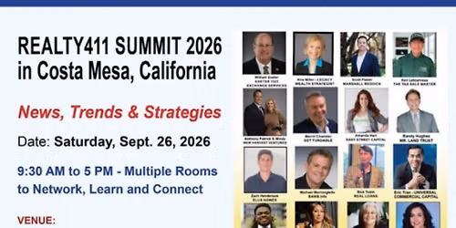 Realty411's News, Trends & Strategies Summit 2026