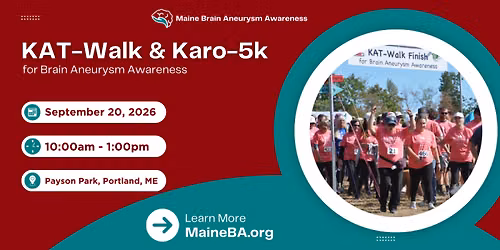 KAT-Walk & Karo-5k for Brain Aneurysm Awareness