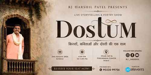 DOSTUM \u2013 Live Storytelling & Poetry Show