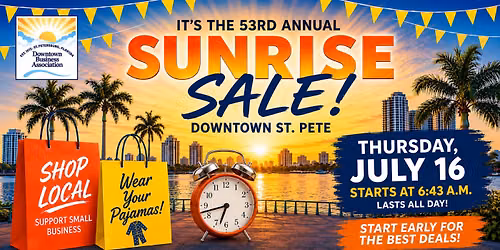 St. Pete's 53rd Annual Sunrise Sale