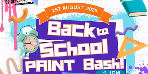 Back to School Paint Bash! A Family Paint Party Experience