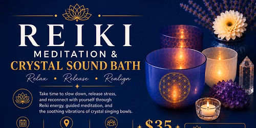 Reiki Meditation & Crystal Sound Bath