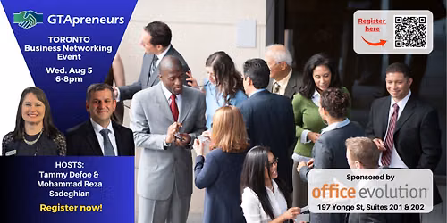 GTApreneurs August 5-2026 Toronto Business Networking Event